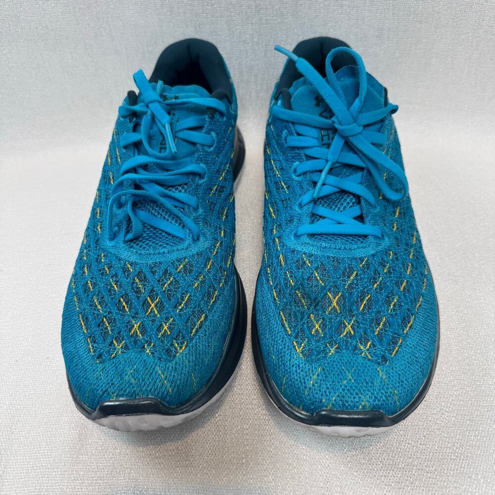 Under Armour Flow Velociti Wind Running Mens Shoes Blue Turquoise Size 10.5
